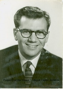 Photo of Boyer most likely taken during his time as dean at Upland College in California (BCA)