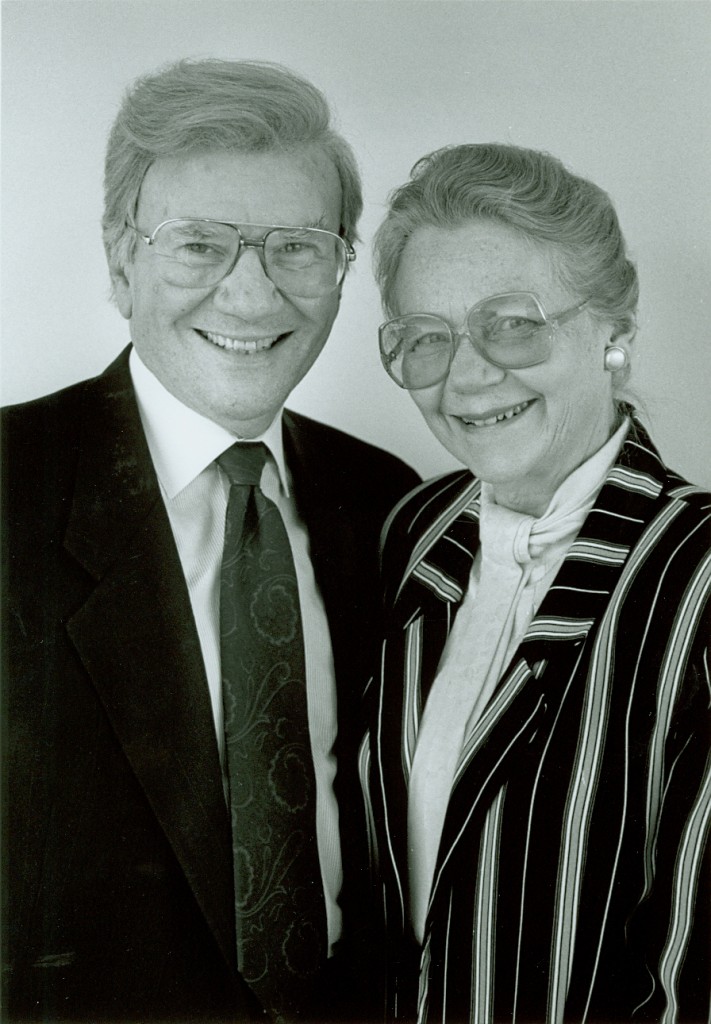 Photograph of Ernest L. and Kay Boyer taken at Butler University. - BCA
